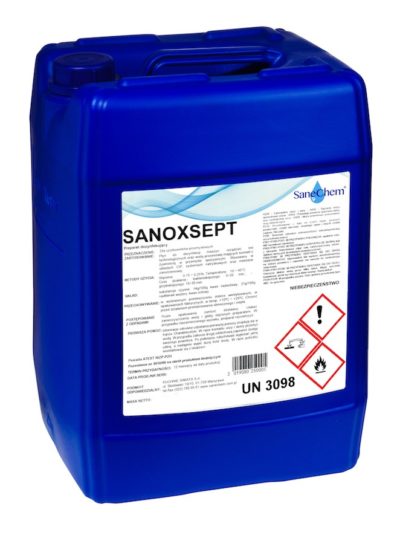Dezinfectant pe baza de acid peracetic si peroxid de hidrogen Sanoxsept 5kg