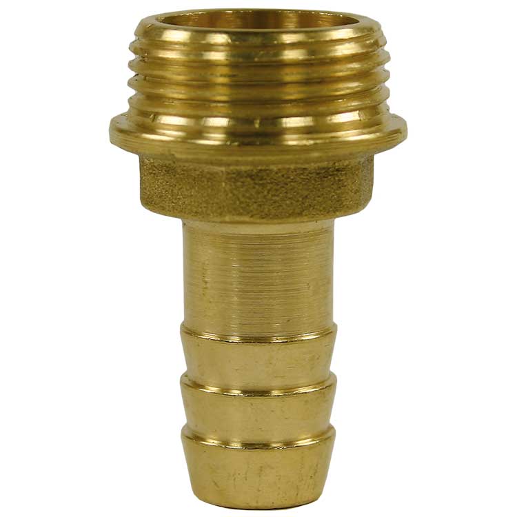 Stut (Niplu) din Alamă pentru Furtun cu Filet Exterior
