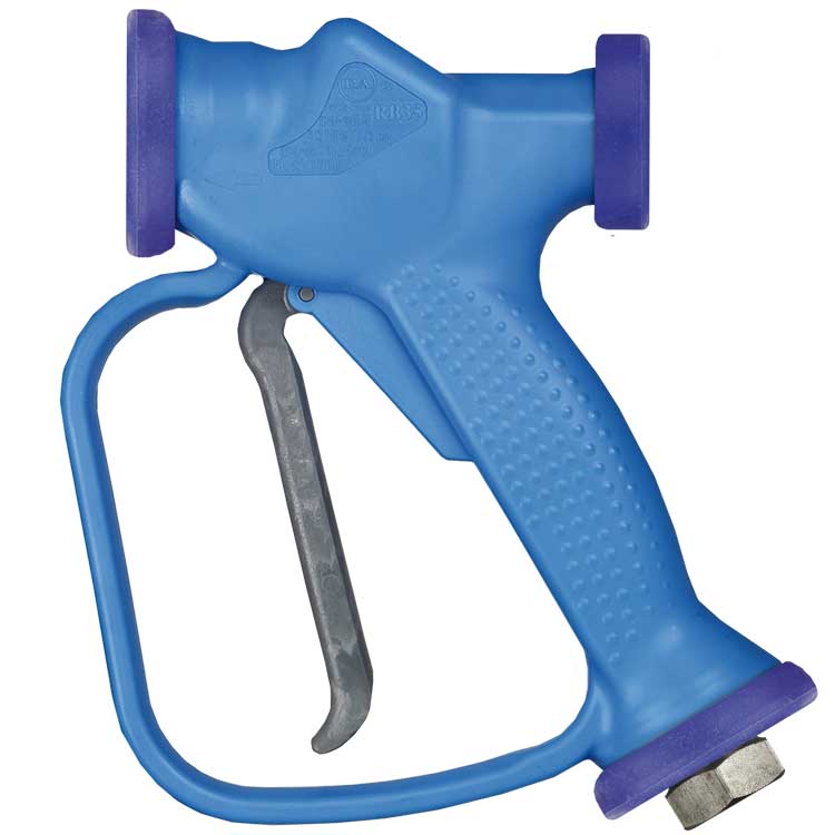 Pistol de Spălat Profesional RB35, Inox, cu Duză Reglabilă și Racord Rotativ