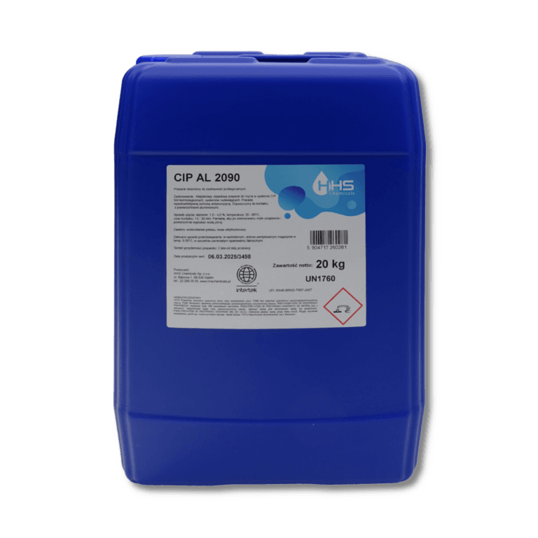 Detergent Alcalin pentru Sisteme CIP și Îmbuteliere CIP AL 2090, HHS Chemicals, 20kg