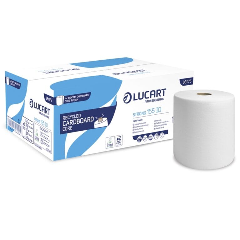 Role Prosoape de Hârtie Autocut Lucart Strong 155 ID, 2 straturi, 155m, 6 role/bax